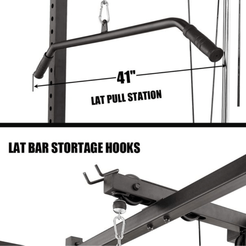 Power Rack & Lat Pull Down Combo