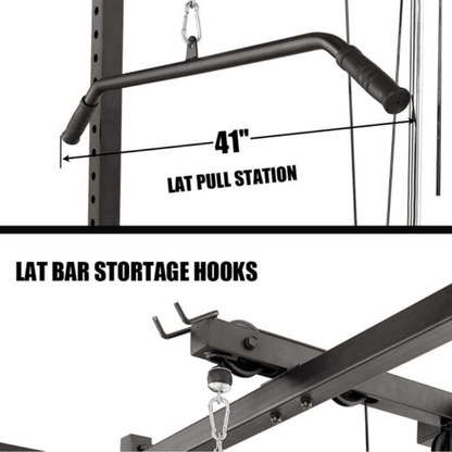 Power Rack & Lat Pull Down Combo