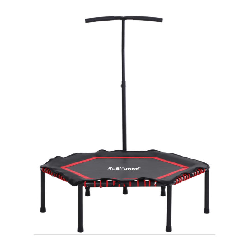 360 Hex Fitness Covered Rebounder Pro+ Adjustable Handle