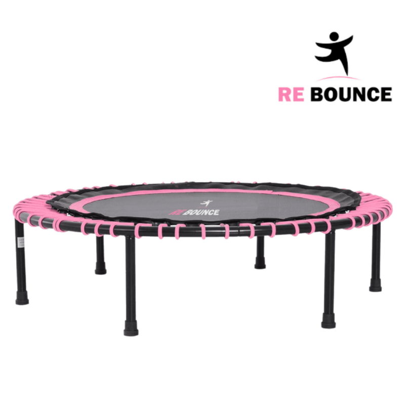 Round Fitness Rebounder & Trampoline - Azalea Pink