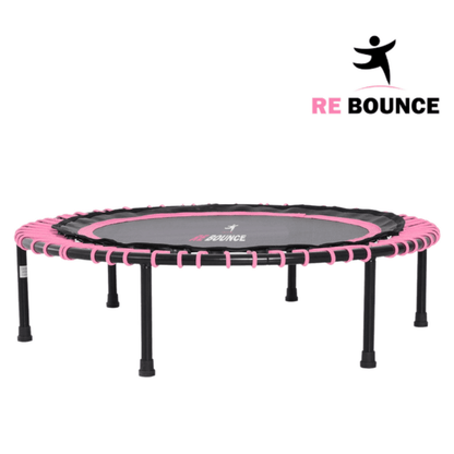 Round Fitness Rebounder & Trampoline - Azalea Pink