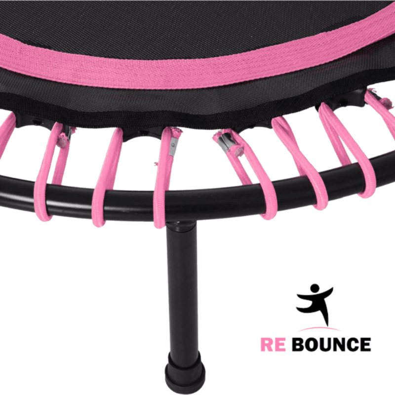 Round Fitness Rebounder & Trampoline - Azalea Pink