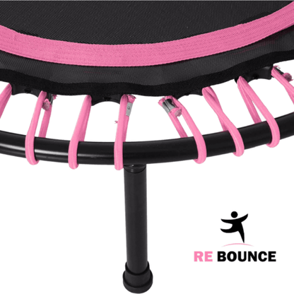 Round Fitness Rebounder & Trampoline - Azalea Pink