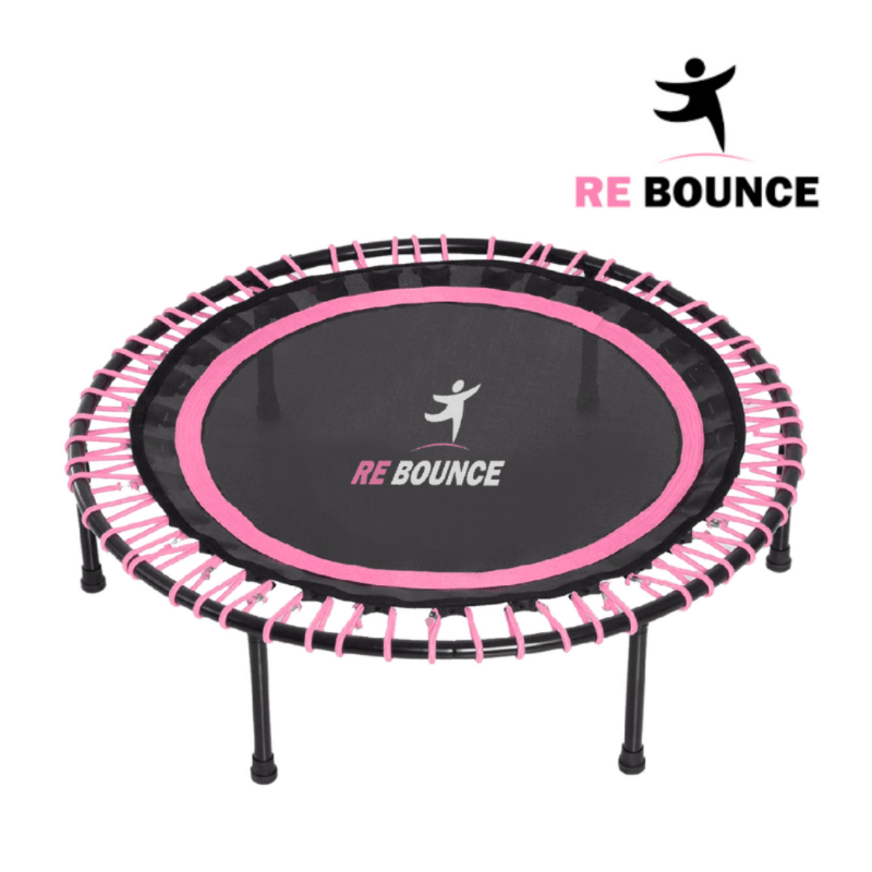Round Fitness Rebounder & Trampoline - Azalea Pink