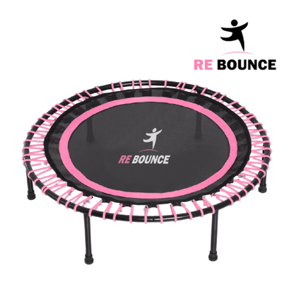 Round Fitness Rebounder & Trampoline - Azalea Pink