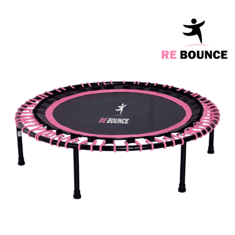 Round Fitness Rebounder & Trampoline - Azalea Pink