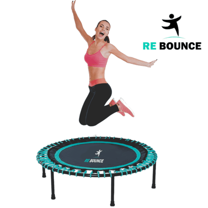 RB250 Round Fitness Rebounder & Trampoline – Celeste Turquoise