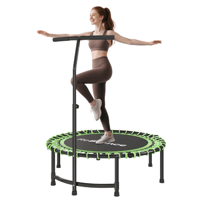 RB100 Round 40″ Rebounder + Adjustable Handle