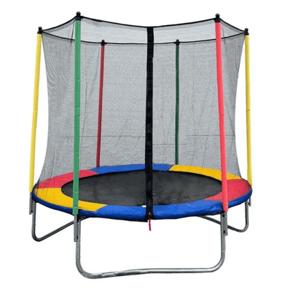 8FT Outdoor Trampoline+ 2 Step Ladder