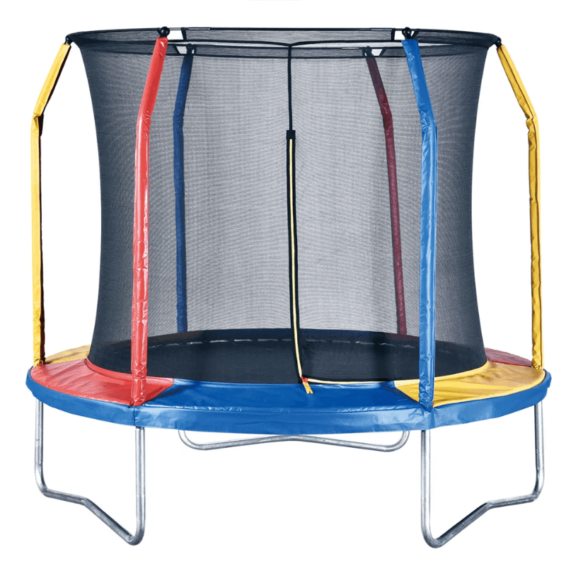 8FT Outdoor Trampoline+ 2 Step Ladder