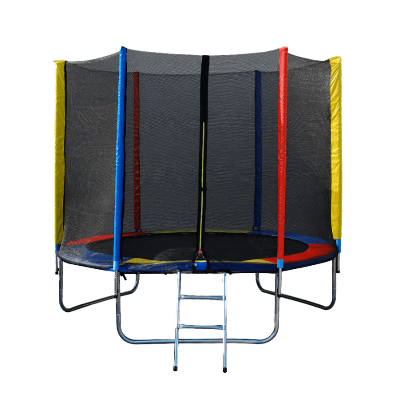 8FT Outdoor Trampoline+ 2 Step Ladder