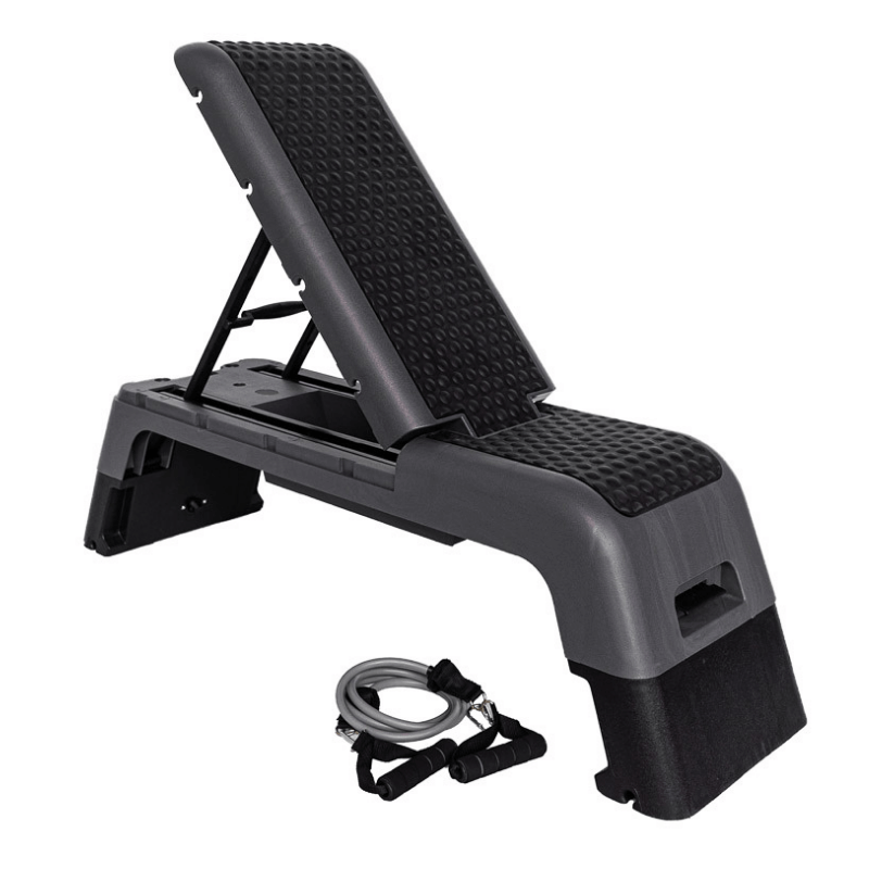 Aerobic Stepper & Adjustable Workout Bench Combo