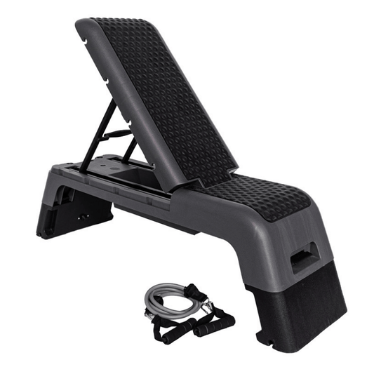 Aerobic Stepper & Adjustable Workout Bench Combo