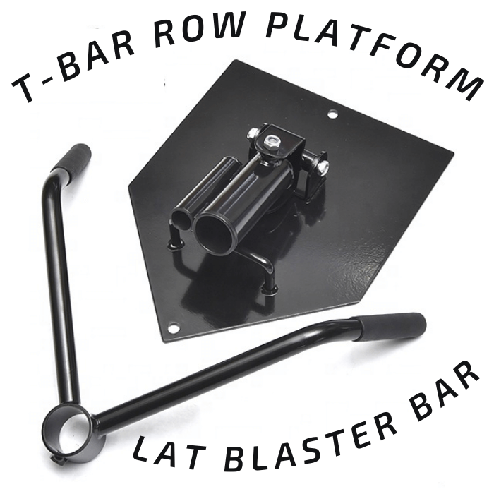 T-Bar Row Platform & Lat Blaster Bar - Commercial – Gym Gear