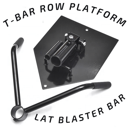 T-Bar Row Platform & Lat Blaster Bar - Commercial