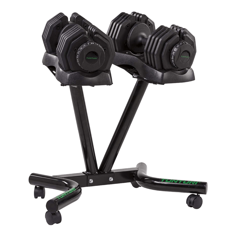 25kg Selector Dumbbell Set + Stand