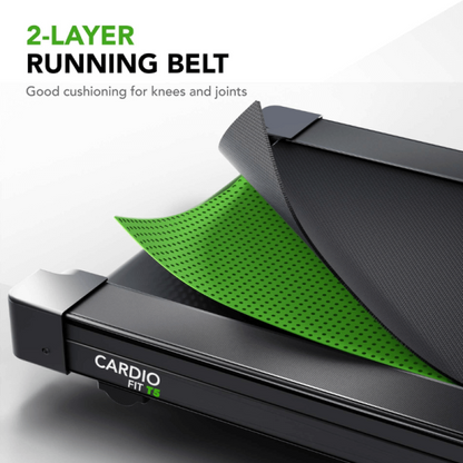 Cardio Fit T5 Walking Pad Treadmill + Bluetooth