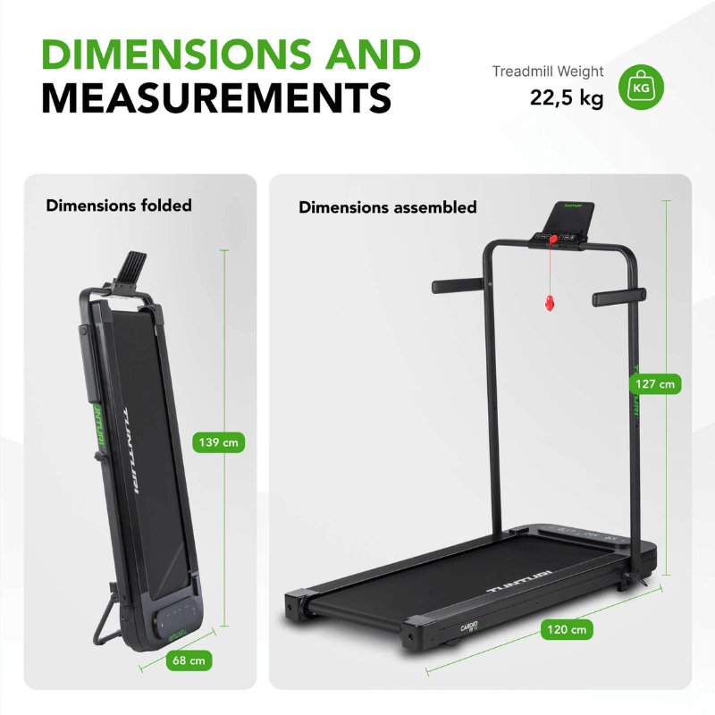 Cardio Fit T5 Walking Pad Treadmill + Bluetooth