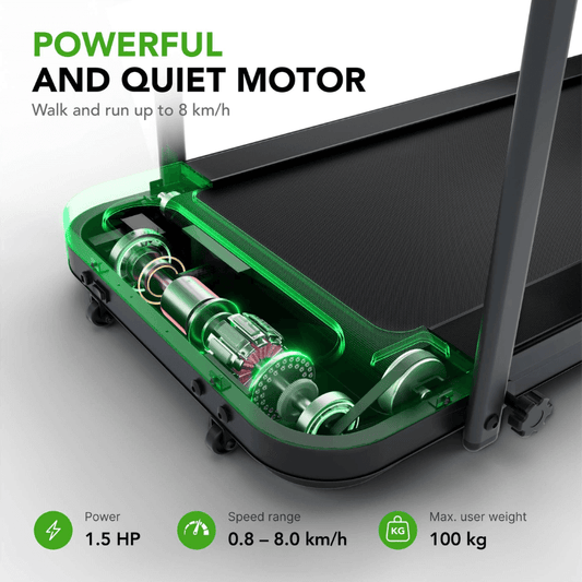 Cardio Fit T5 Walking Pad Treadmill + Bluetooth