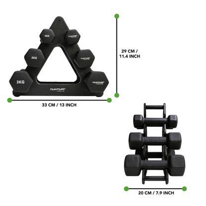 Studio Dumbbell Set + Yoga Mat - Package