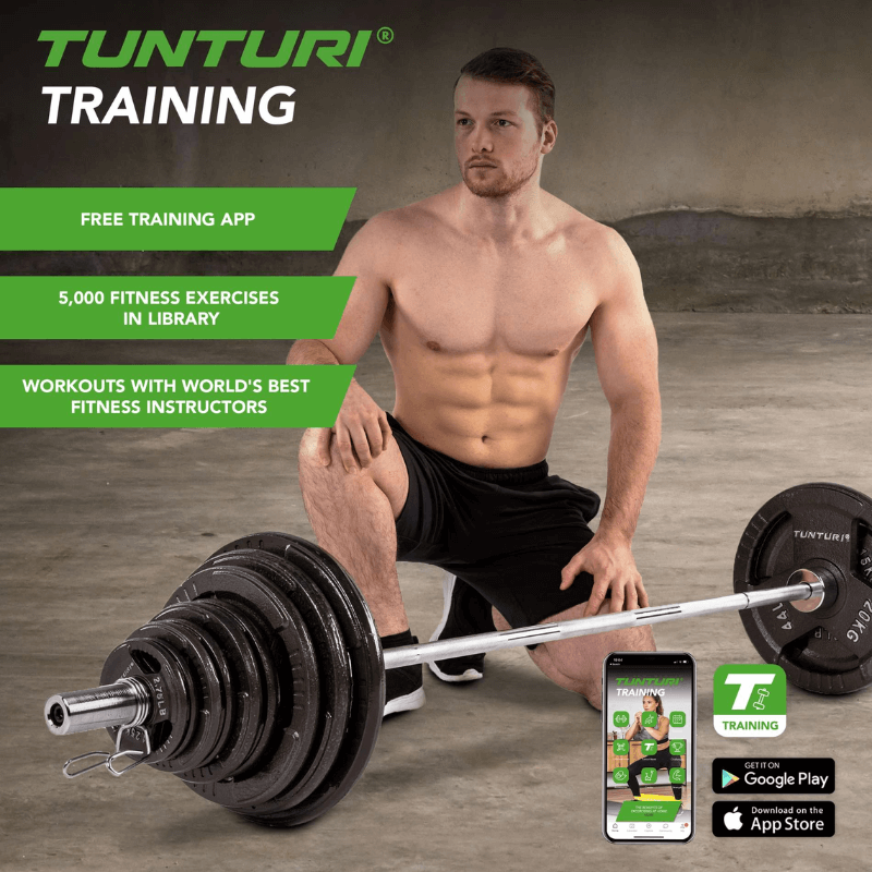 100kg Olympic Tri-Grip Barbell Set