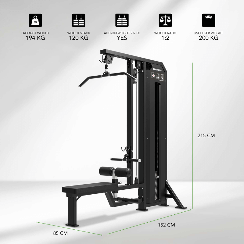 Platinum Dual Lat Pulldown / Low row- Selectorized