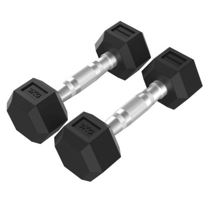 Platinum Studio Hex Rubber Dumbbell Sets