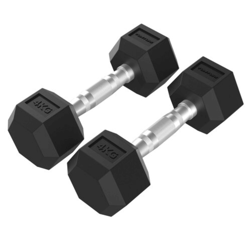 Platinum Studio Hex Rubber Dumbbell Sets
