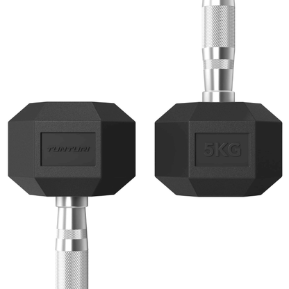 Platinum Studio Hex Rubber Dumbbell Sets