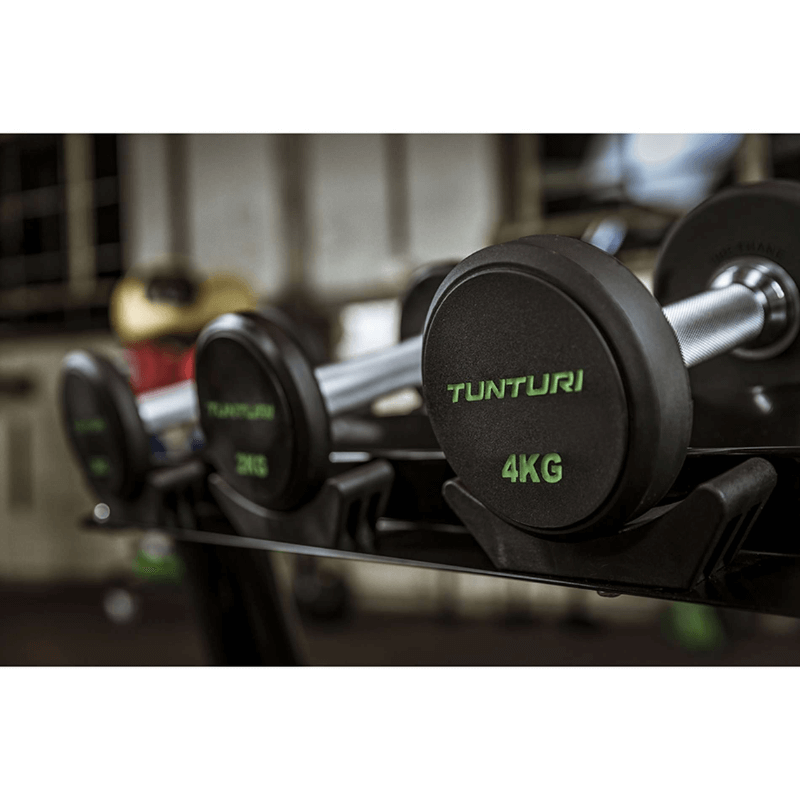 Pro Commercial Round PU Dumbbell Set (2kg-42kg)