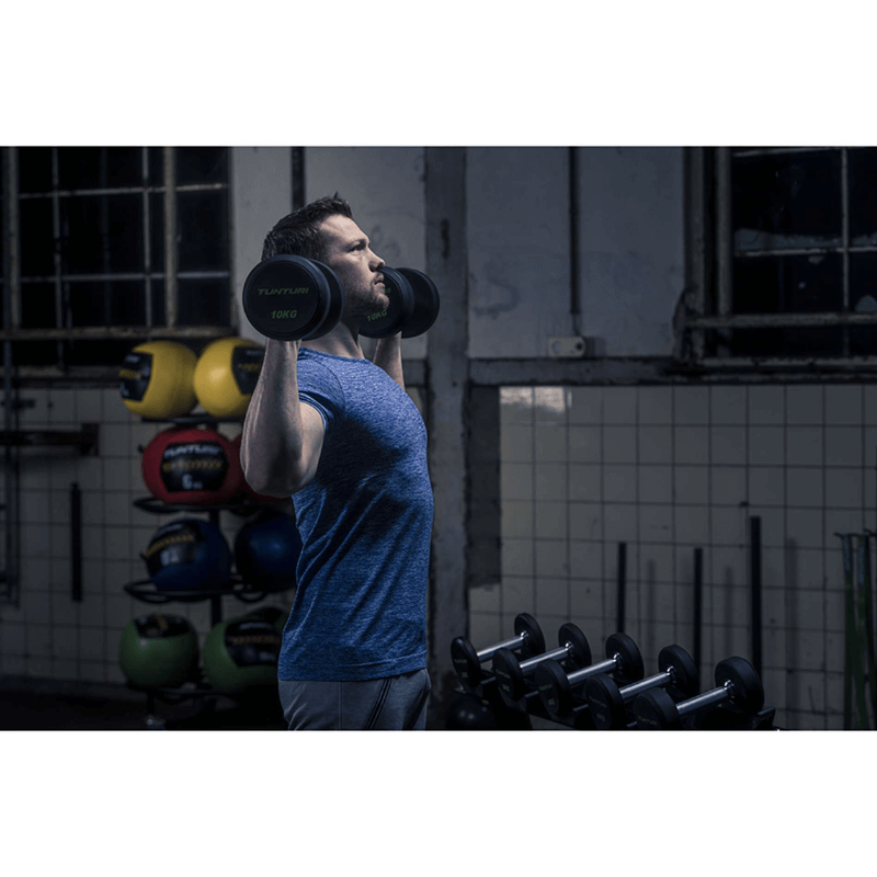 Pro Commercial Round PU Dumbbell Set (2kg-42kg)