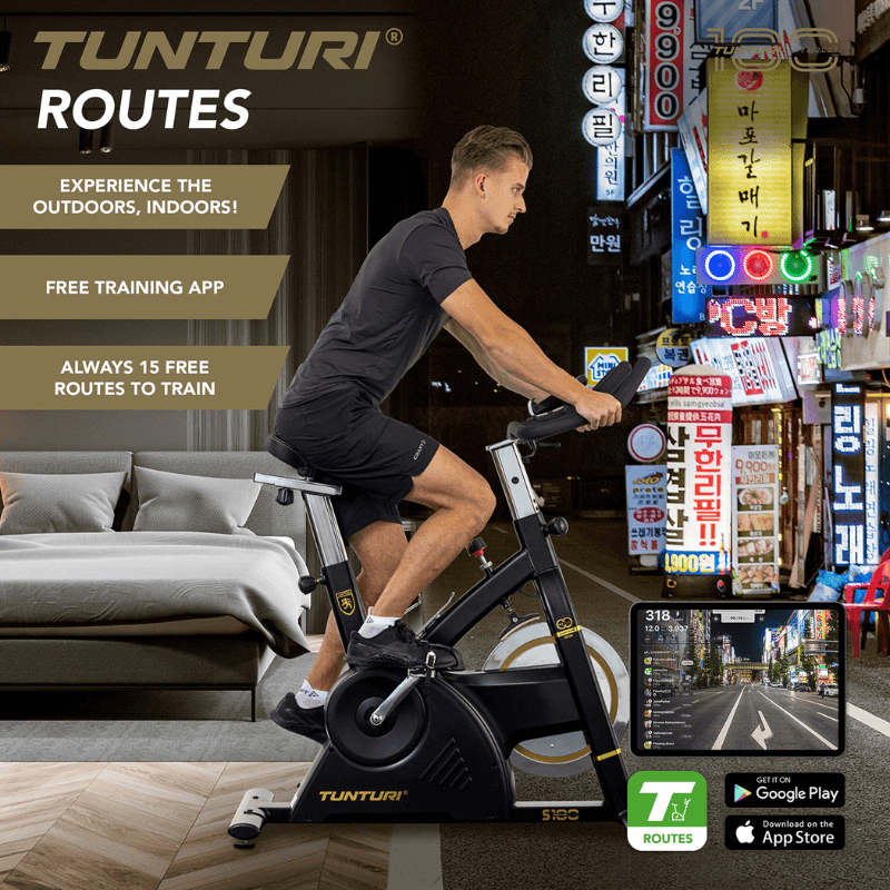 Centuri Competence S100 Sprinter Spin Bike - Zwift