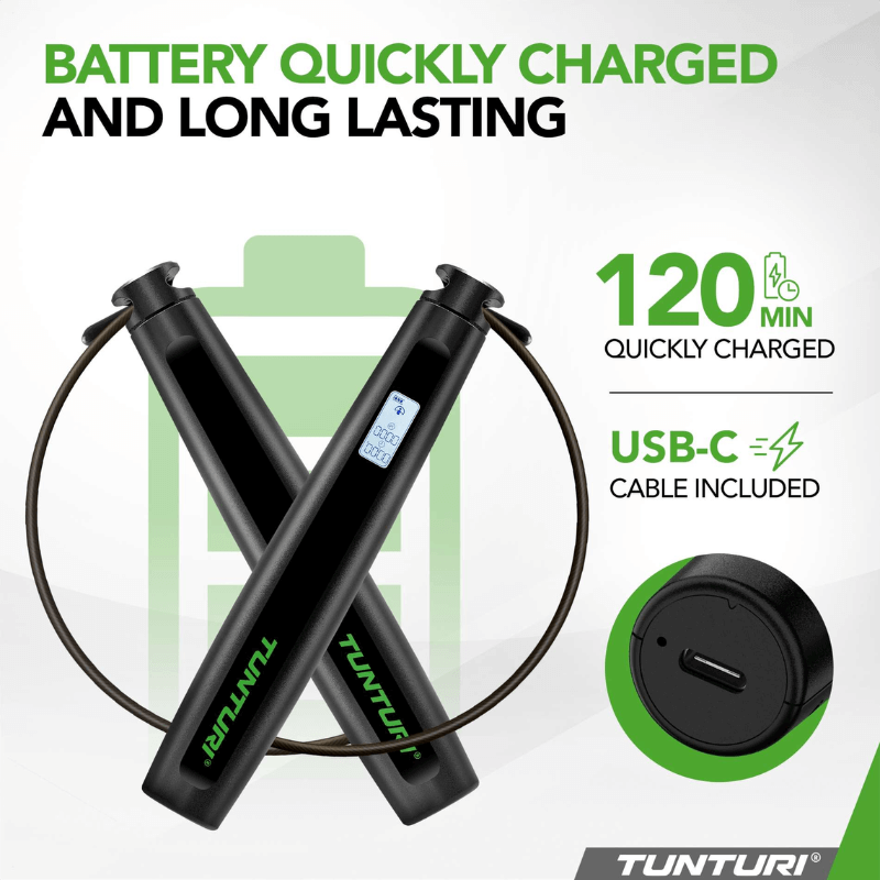 Tunturi Smart Jump Rope With Display And App