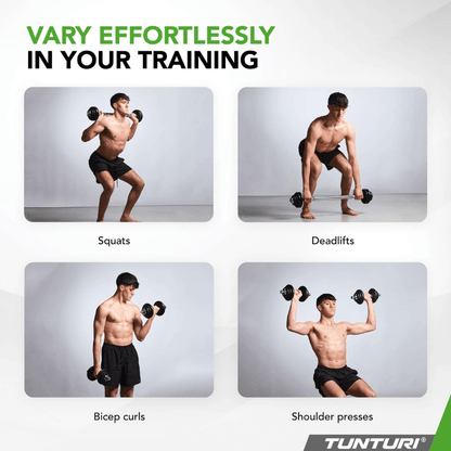 Barbell/Dumbbell Set, 20kg - Iron