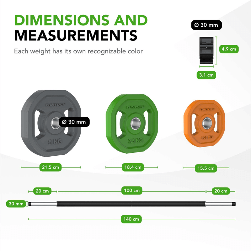 Aerobic Pump Set - 20 kg - Rubber