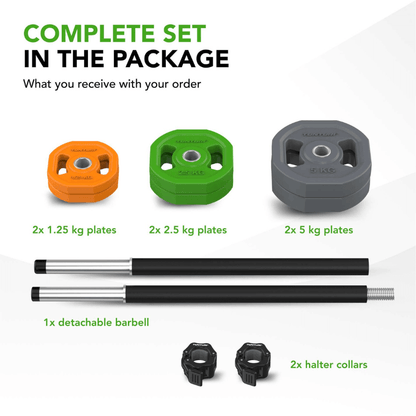 Aerobic Pump Set - 20 kg - Rubber