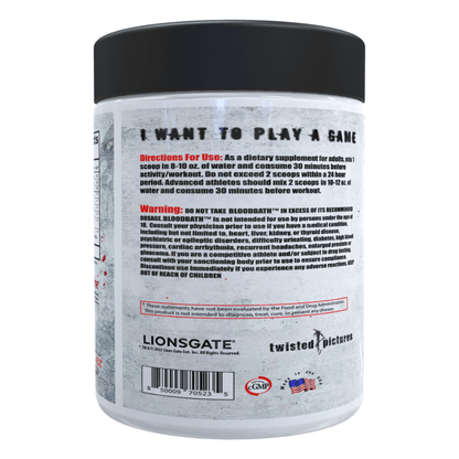 Non Stim Pre-Workout - Blood Bath SAW Fruit Punch