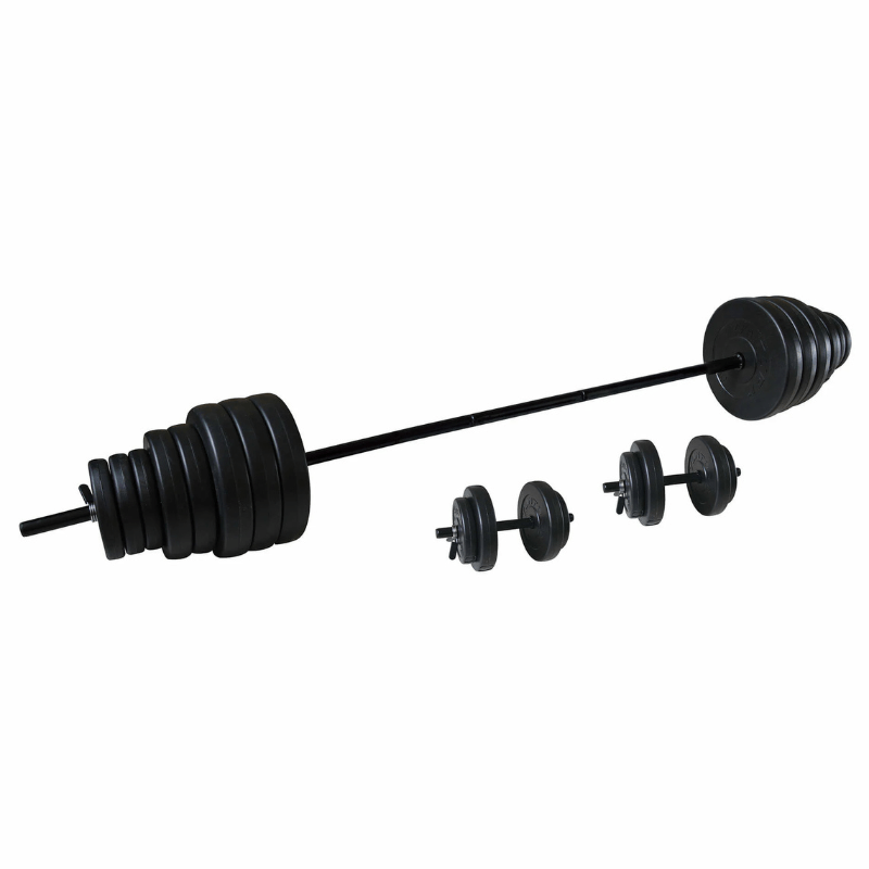 Tunturi Vinyl Barbell/Dumbbell Set 50Kg