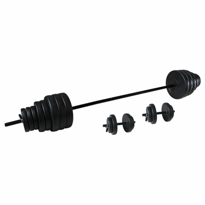 Tunturi Vinyl Barbell/Dumbbell Set 50Kg