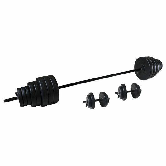 Tunturi Vinyl Barbell/Dumbbell Set 50Kg