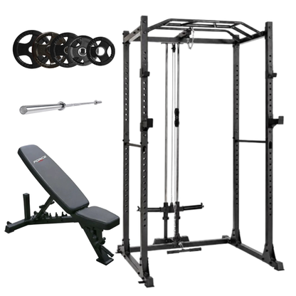 Garage Gym Package - GPR560 Power Rack and Lat Pulldown Combo