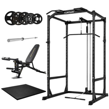 Premium Garage Home Gym Package - PR60 Power Rack Combo