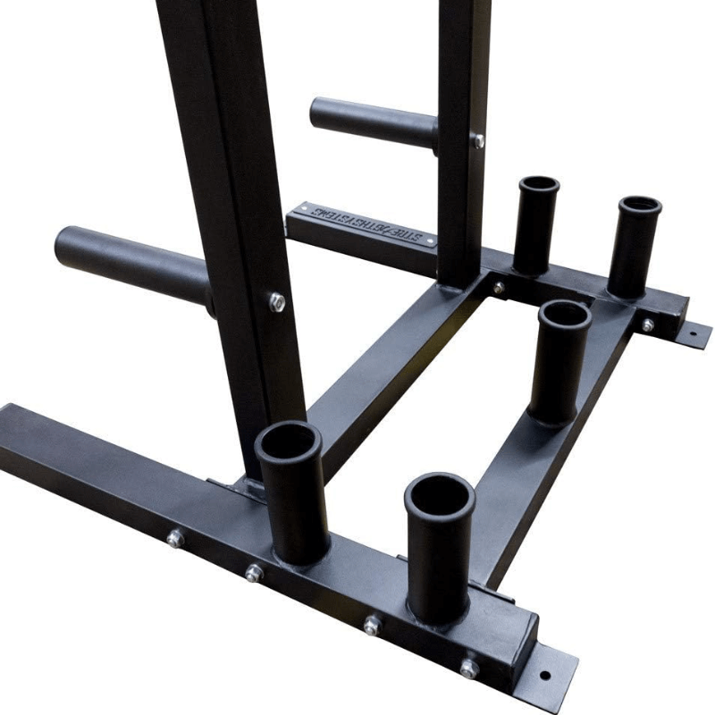 Olympic Weight Plate & Barbell Storage Rack