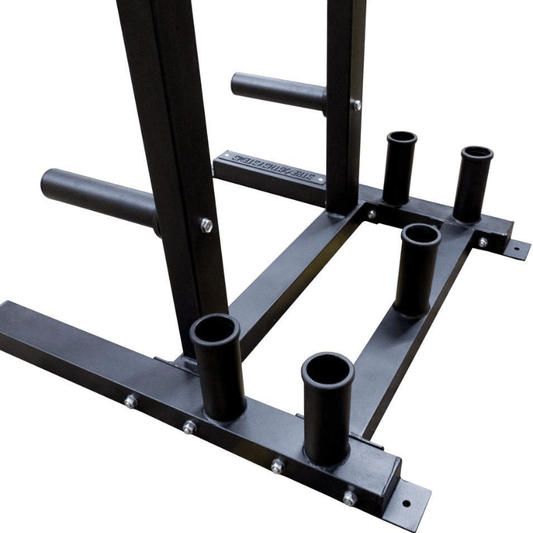 Olympic Weight Plate & Barbell Storage Rack