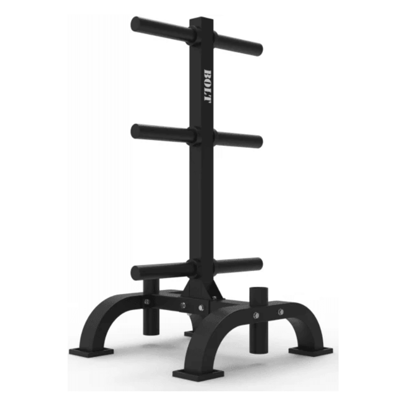 Olympic Weight Plate & Barbell Storage Rack
