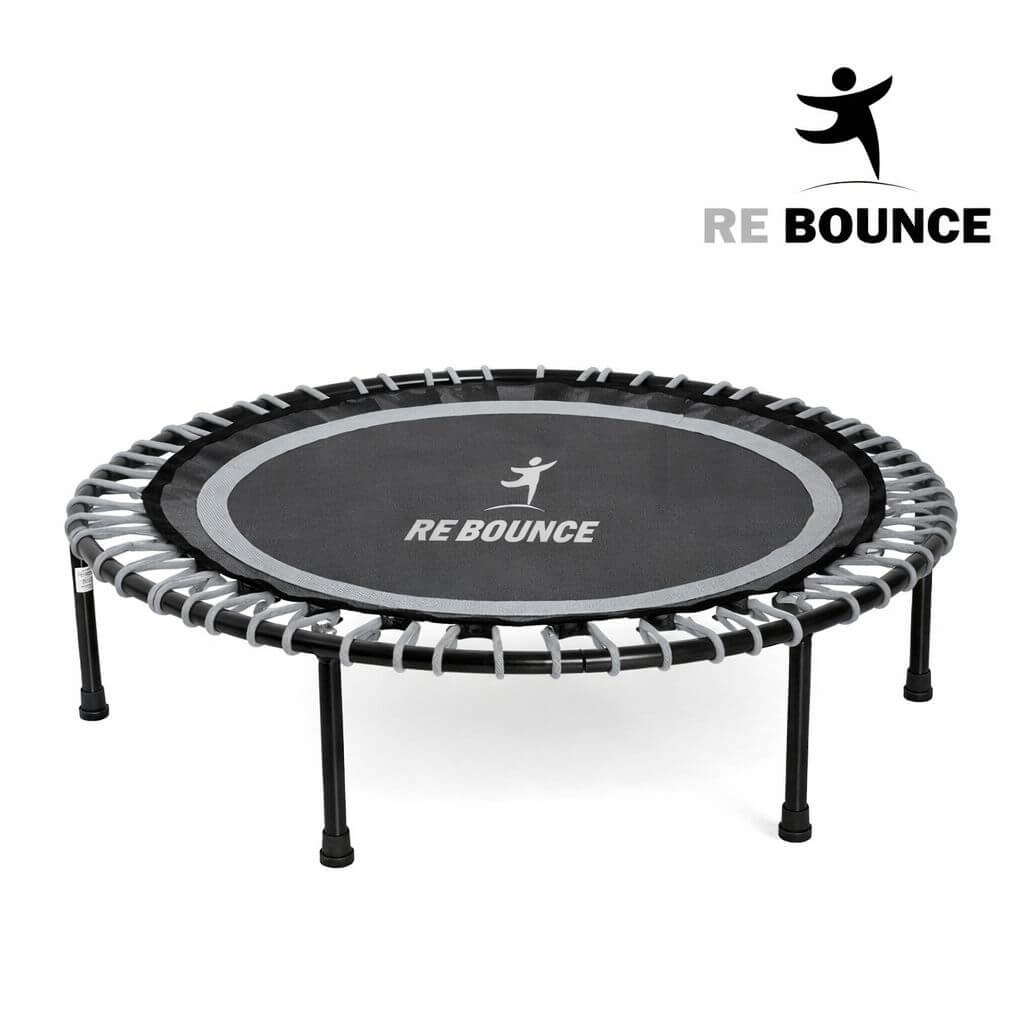 Round Fitness Rebounder & Trampoline – Sterling Grey