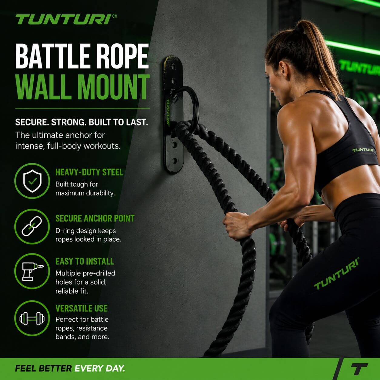 Battle Rope Wall Mount