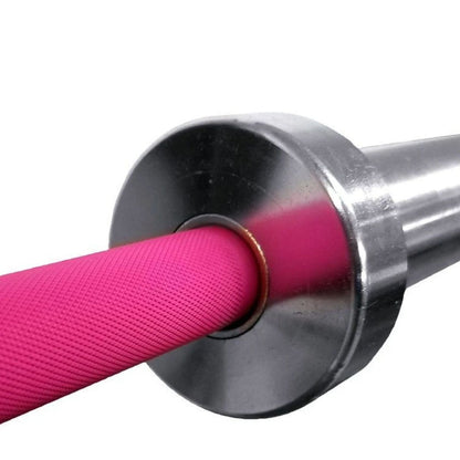 Women CrossFit Olympic Bar - 1.8m (Pink & Black)