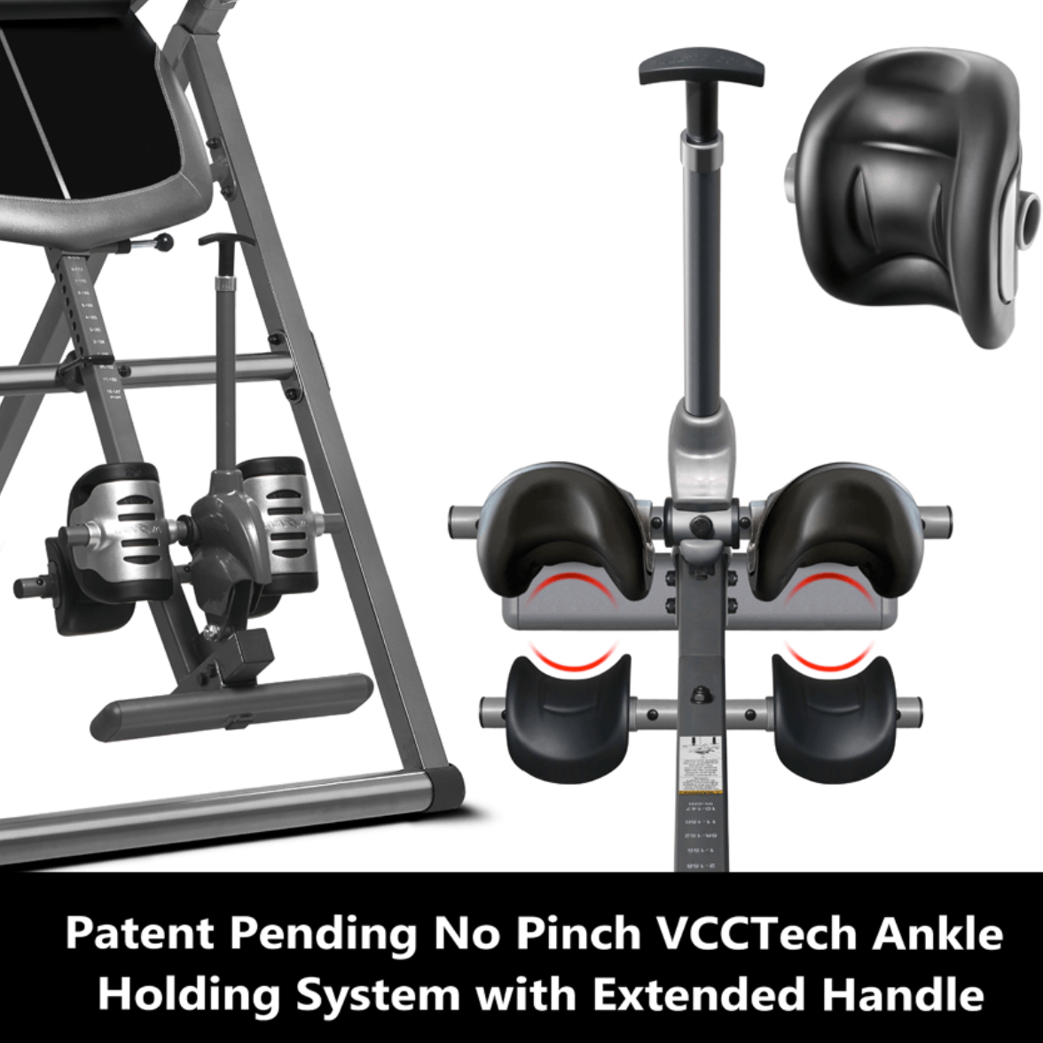 Inversion Table with Stretch Bars