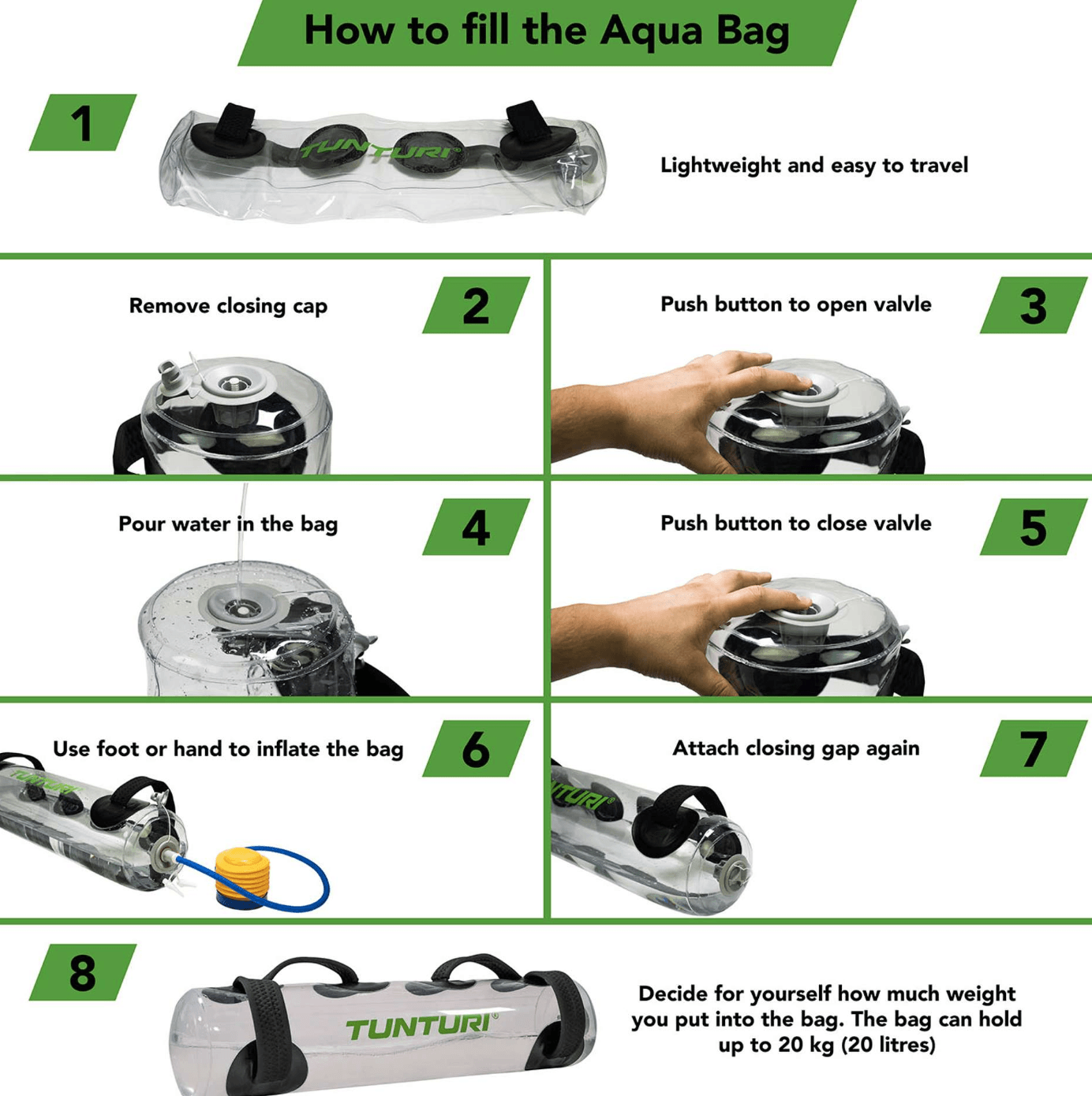 Aquabag fitness - 20kg